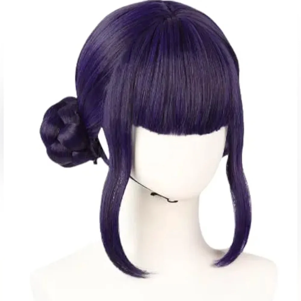 Anime Purple Braided Women's Wig Cosplay Demon Hunters Inspired